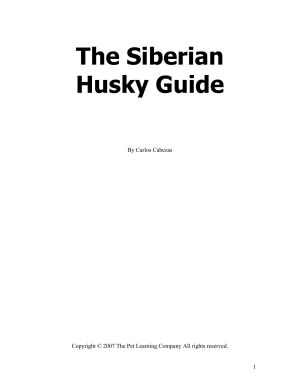 The Siberian Husky Guide